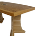 Captain's Burr Oak Veneered Occasional Table - legs